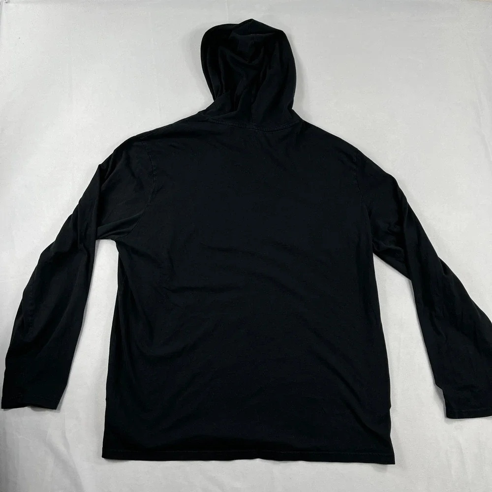 Polo Ralph Lauren Hoodie Long Sleeve T-Shirt Black Red Pony Men XL